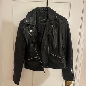 Never worn faux leather jacket